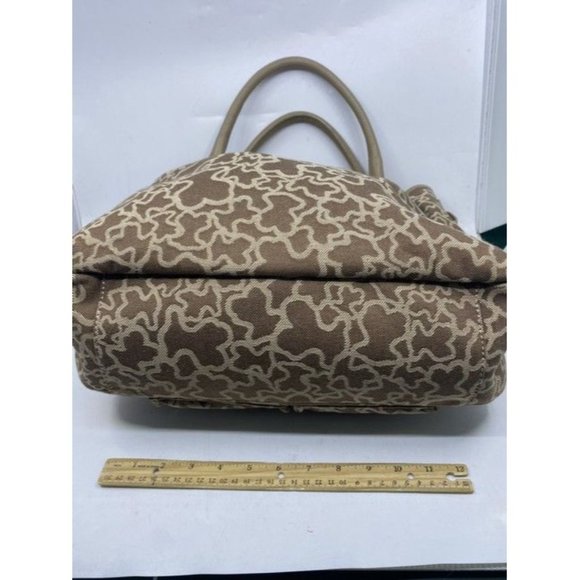 Tous Euc Beige Faux Fur Shoulder Bag - Picture 7 of 10